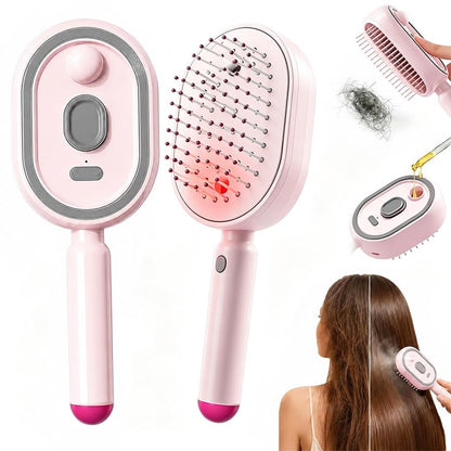 Electric Spray Retractable Air Cushion Comb